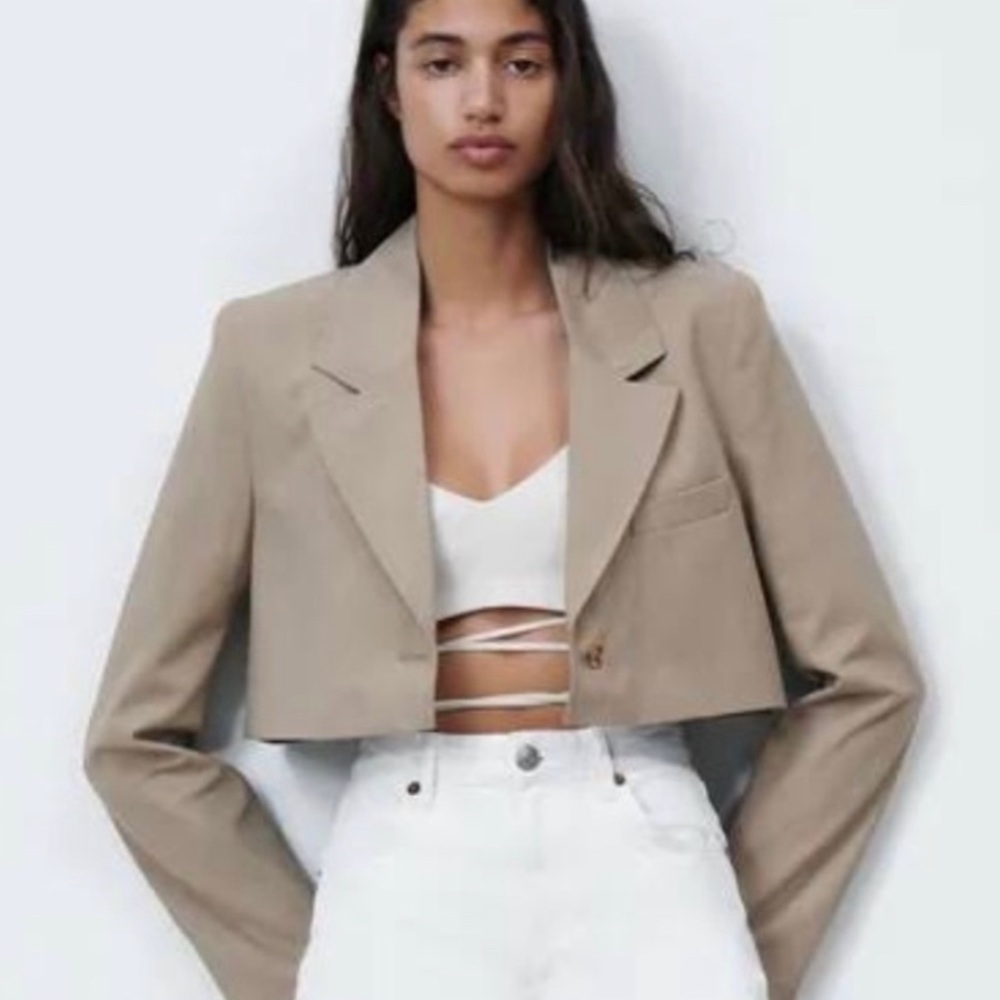 Zara Cropped Blazer